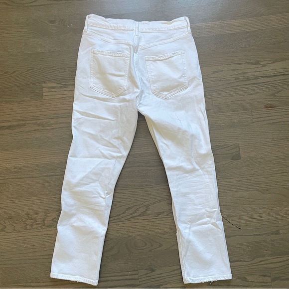 Agolde | white Riley cropped jeans - Picture 7 of 8